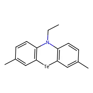 10-Ethyl-3,7-dimethyl-10H-phenotellurazine structure
