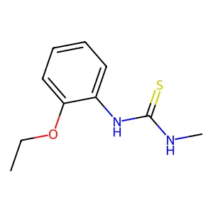 1-(2-ethoxyphenyl)-3-methylthiourea structure