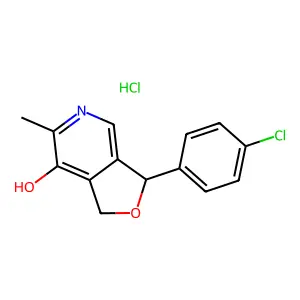 CICLETANINE HYDROCHLORIDE structure