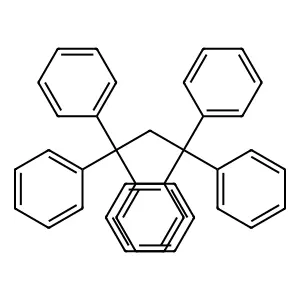 1,1',1'',1''',1'''',1'''''-propane-1,1,1,3,3,3-hexaylhexabenzene structure