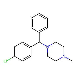 chlorcyclizine structure
