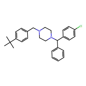 Buclizine structure