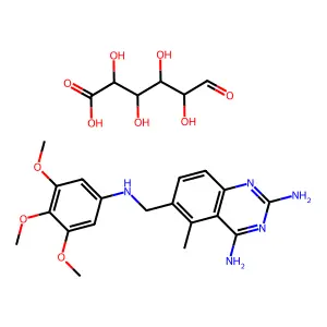 TRIMETREXATE GLUCURONATE structure