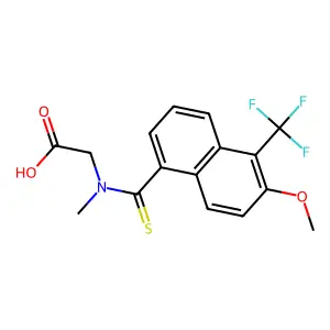Compound C16H14F3NO3S structure