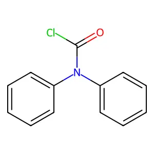 Diphenylcarbamyl chloride structure