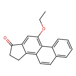 11-ethoxy-15,16-dihydrocyclopenta[a]phenanthren-17-one structure