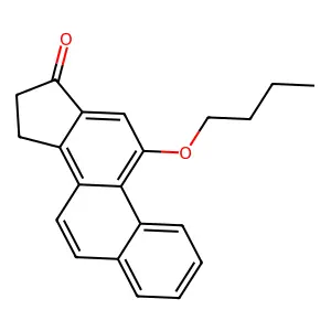 11-butoxy-15,16-dihydrocyclopenta[a]phenanthren-17-one structure