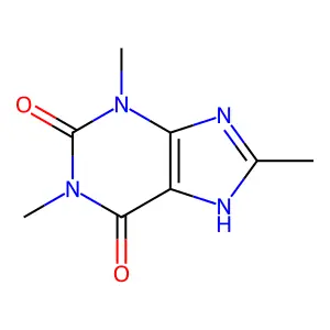 1,3,8-trimethyl-7H-purine-2,6-dione structure