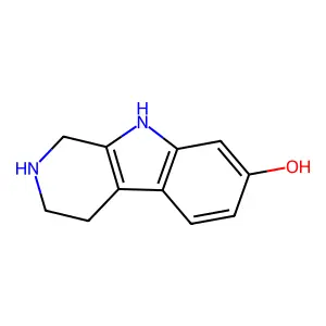 1,2-Dihydro-1-demethyl-harmalol structure