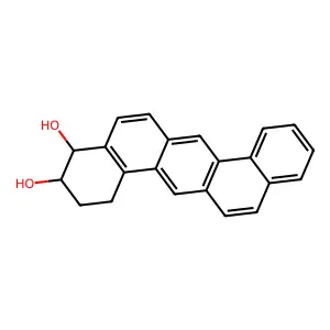 1,2,3,4-tetrahydronaphtho[1,2-b]phenanthrene-3,4-diol structure