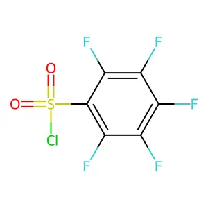 Pentafluorobenzenesulfonyl chloride structure