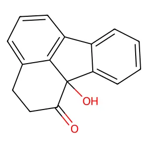 10b-hydroxy-2,3-dihydrofluoranthen-1-one structure