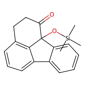 10b-trimethylsilyloxy-2,3-dihydrofluoranthen-1-one structure