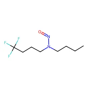 N-butyl-N-(4,4,4-trifluorobutyl)nitrous amide structure