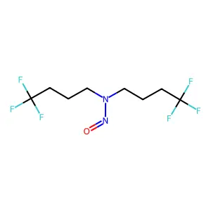 N,N-bis(4,4,4-trifluorobutyl)nitrous amide structure