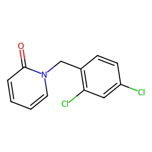 1-(2,4-dichlorobenzyl)pyridin-2(1H)-one structure