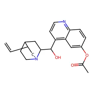 Acetyloxycinchonine structure