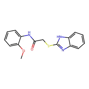 Compound C16H15N3O2S structure