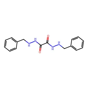 1-N',2-N'-dibenzylethanedihydrazide structure