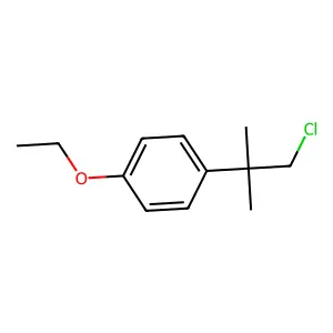 1-(1-chloro-2-methylpropan-2-yl)-4-ethoxybenzene structure