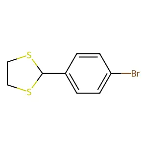 2-(4-Bromophenyl)-1,3-dithiolane structure