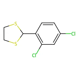 Compound C9H8Cl2S2 structure