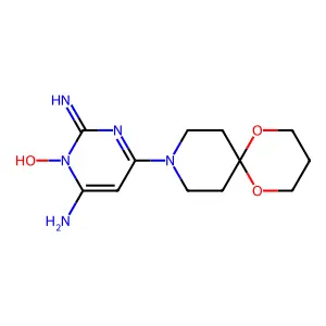 Compound C12H19N5O3 structure