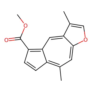 11-carbomethoxylinderazulene structure