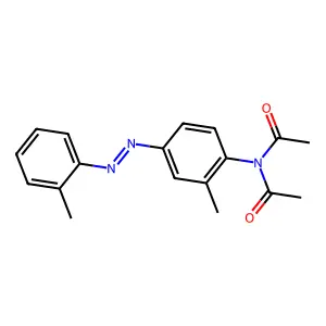 Diacetylaminoazotoluene structure