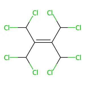 1,1,4,4-TETRACHLORO-2,3-DICHLOROMETHYL-2-BUTENE structure