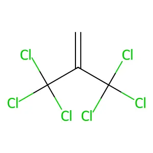 Compound C4H2Cl6 structure