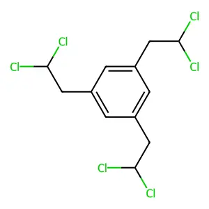 1,3,5-TRIS(2,2-DICHLOROETHYL)BENZENE structure