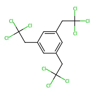 1,3,5-TRIS(2,2,2-TRICHLOROETHYL)BENZENE structure