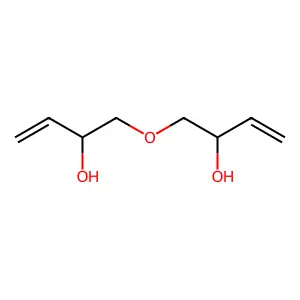 1-(2-hydroxybut-3-enoxy)but-3-en-2-ol structure