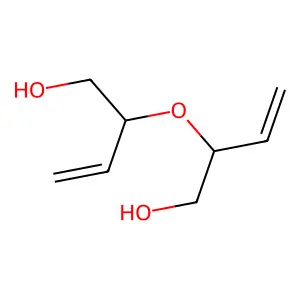 2-(1-hydroxybut-3-en-2-yloxy)but-3-en-1-ol structure