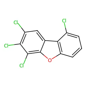 Compound C12H4Cl4O structure