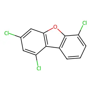 1,3,6-TRICHLORODIBENZOFURAN structure