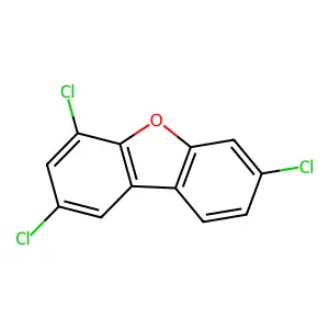 Compound C12H5Cl3O structure