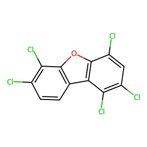 1,2,4,6,7-PENTACHLORODIBENZOFURAN structure