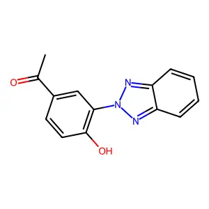 1-[3-(benzotriazol-2-yl)-4-hydroxyphenyl]ethanone structure