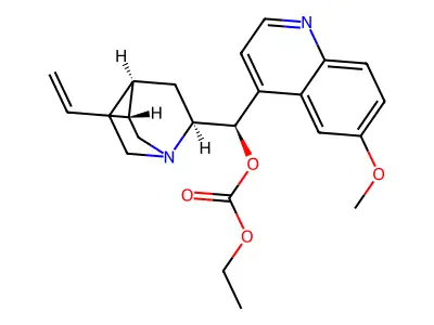 quinine ethylcarbonate structure