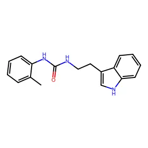1-[2-(1H-indol-3-yl)ethyl]-3-(2-methylphenyl)urea structure