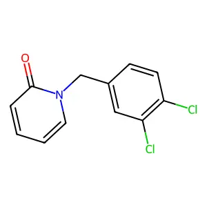1-(3,4-dichlorobenzyl)pyridin-2(1H)-one structure