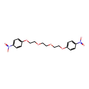 1,2-Bis[2-(4-nitrophenoxy)ethoxy]ethane structure