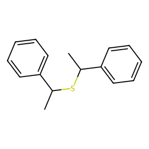 1-(1-phenylethylsulfanyl)ethylbenzene structure
