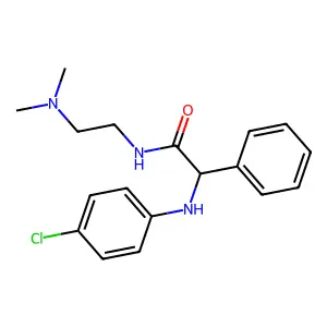 Compound C18H22ClN3O structure