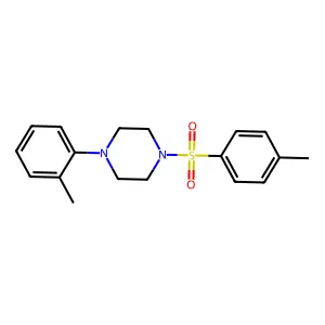 1-(2-methylphenyl)-4-(4-methylphenyl)sulfonylpiperazine structure