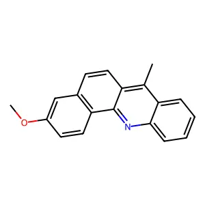 BENZ(c)ACRIDINE, 3-METHOXY-7-METHYL- structure