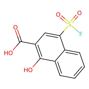 Compound C11H7FO5S structure