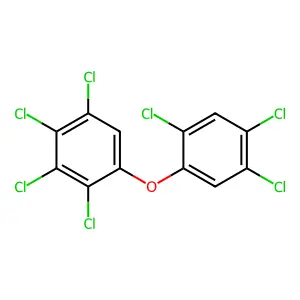 1,2,3,4-tetrachloro-5-(2,4,5-trichlorophenoxy)benzene structure